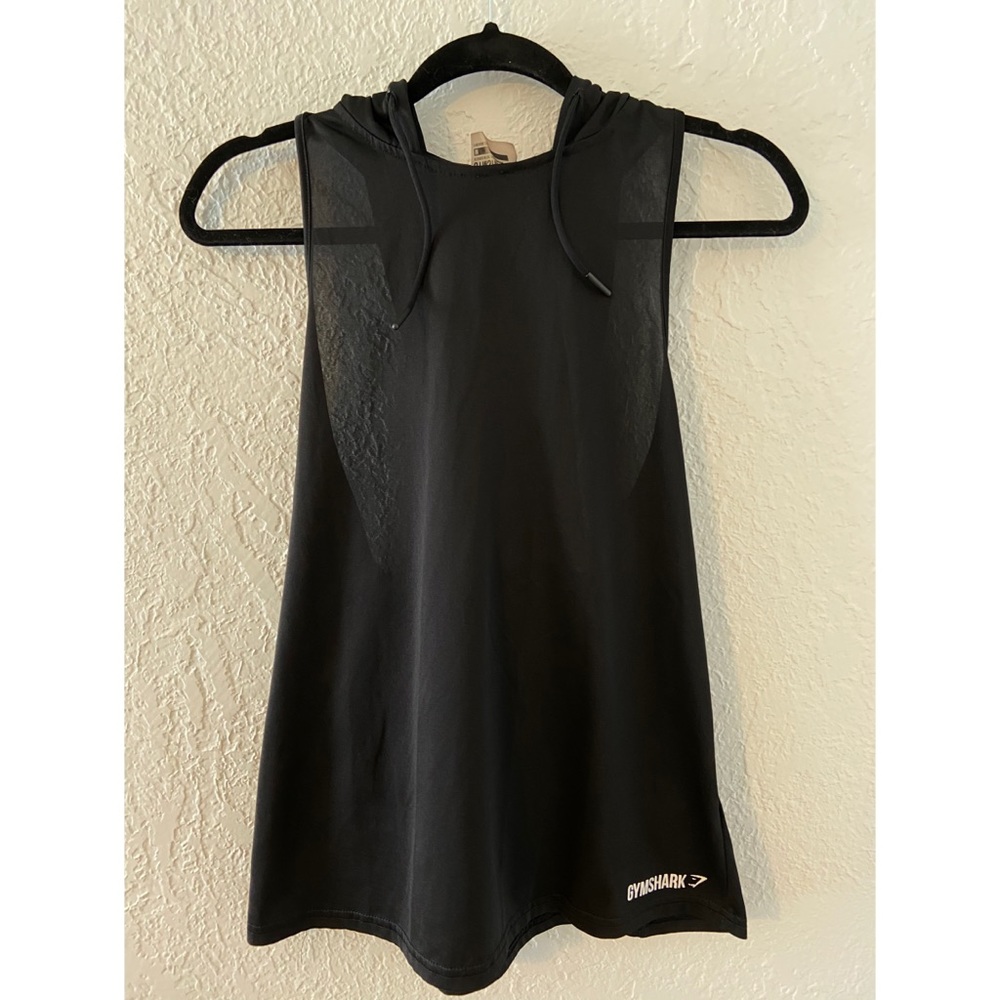 GymShark women’s Razor back tank Top Black